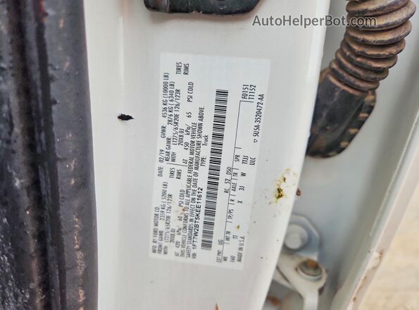 1FT7W2BT5KEE11612 2019 FORD F250 White Շարժիչի բաժամունքի տեսք