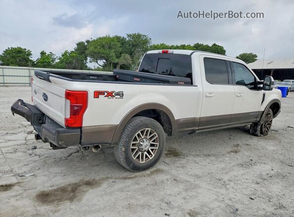 1FT7W2BT6HEC14344 2017 FORD F250 White Tył prawy