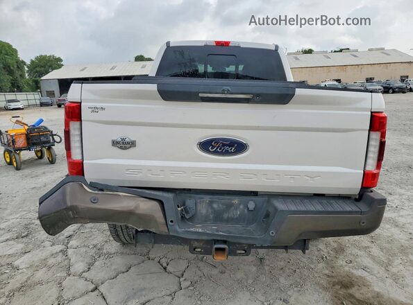 1FT7W2BT6HEC14344 2017 FORD F250 White Widok z tyłu