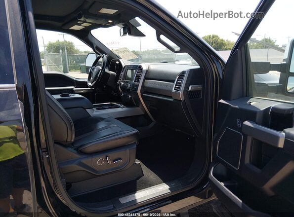 1FT7W2BT6JEB50926 2018 FORD F-250 Black Вид салону спереду