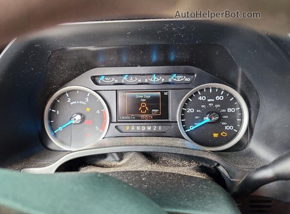 1FT7W2BT6JEC60343 2018 FORD F250 White ხელსაწყოთა პანელის ხედი