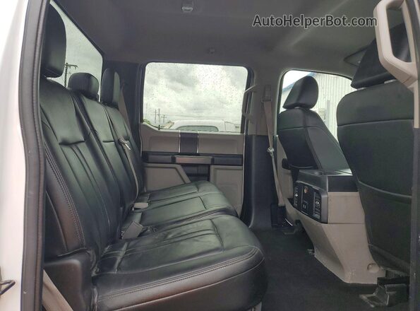 1FT7W2BT6KEE65517 2019 FORD F250 White Widok tylnych siedzeń
