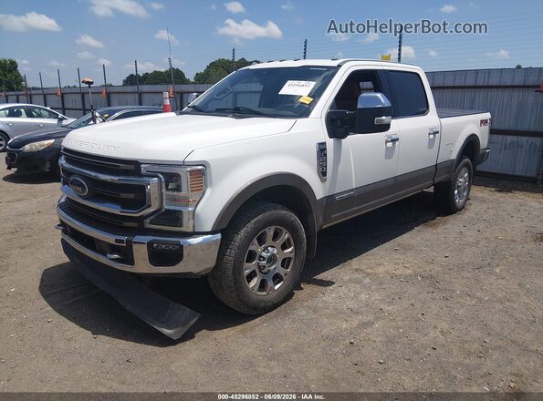 1FT7W2BT6MEC46012 2021 FORD F-250 White Vista tres cuartos delantera izquierda