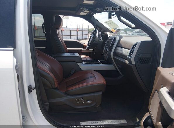 1FT7W2BT6MEC46012 2021 FORD F-250 White Vista interior delantera
