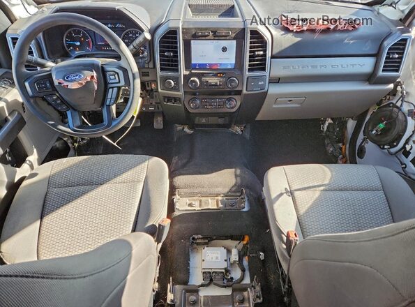 1FT7W2BT6MEC68110 2021 FORD F250 White Dashboard view