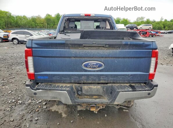 1FT7W2BT7HEB97473 2017 FORD F250 Blue Вид ззаду