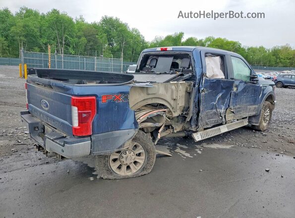1FT7W2BT7HEB97473 2017 FORD F250 Blue Задня права чверть
