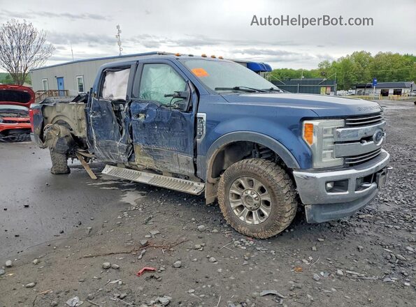 1FT7W2BT7HEB97473 2017 FORD F250 Blue Передня права чверть