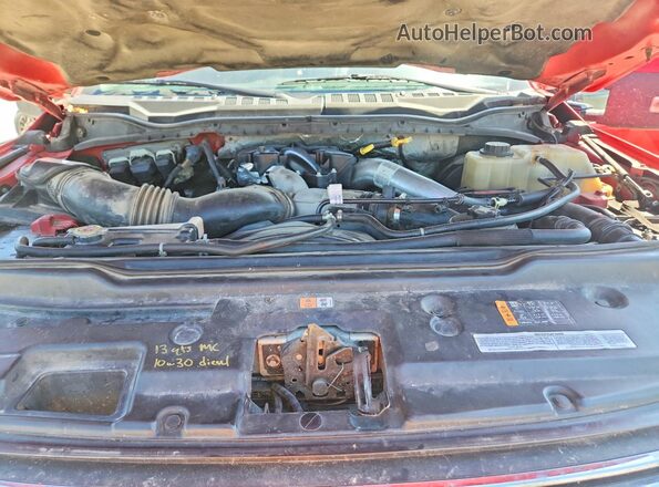1FT7W2BT7HEC37406 2017 FORD F250 Red Սալոնի հետևի տեսք