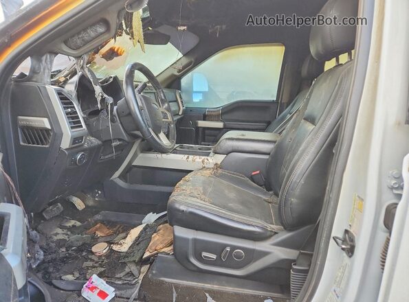 1FT7W2BT7HED29552 2017 FORD F250 White Вид салону спереду