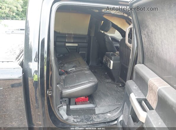 1FT7W2BT7HEF05645 2017 FORD F-250 Black VIN კოდის სტიკერის ხედი