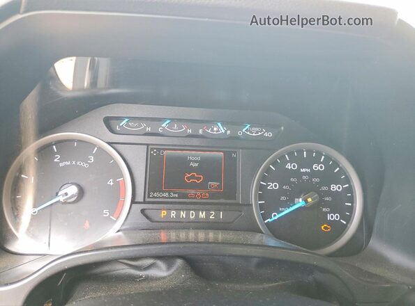 1FT7W2BT7JEB90772 2018 FORD F250 White Widok zestawu wskaźników