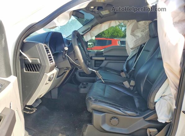1FT7W2BT7JEB90772 2018 FORD F250 White Widok wnętrza z przodu