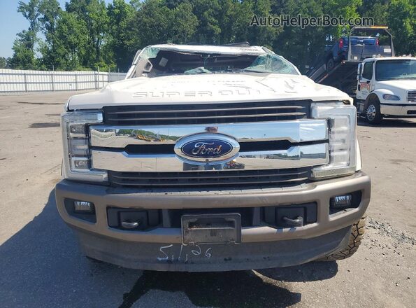 1FT7W2BT7KEF46302 2019 FORD F250 White Front view