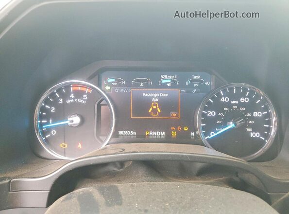 1FT7W2BT7MEC19949 2021 FORD F250 White Instrument cluster view