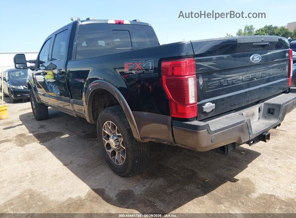 1FT7W2BT7MEC31101 2021 FORD F-250 Black Rear left