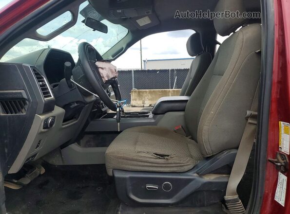 1FT7W2BT8HEB26525 2017 FORD F250 Red Front interior view