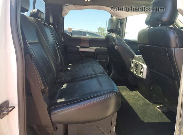 1FT7W2BT8HEC43067 2017 FORD F250 White Rear seats view