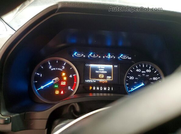 1FT7W2BT8HEE94865 2017 FORD F250 Black Вид щитка приладів
