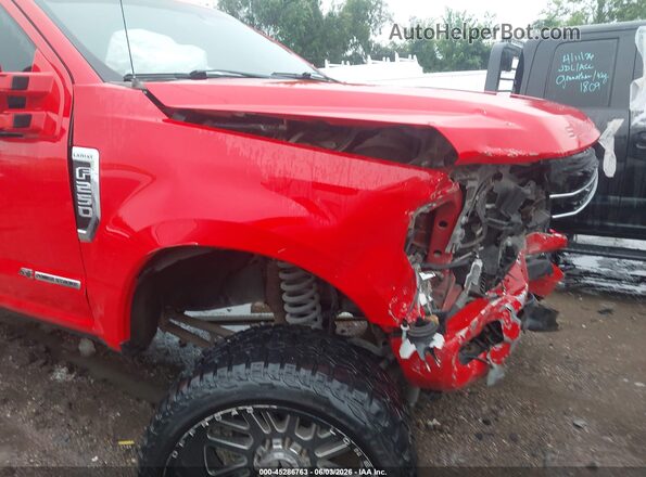 1FT7W2BT8HEF12376 2017 FORD F-250 Red Vista del cuadro de instrumentos