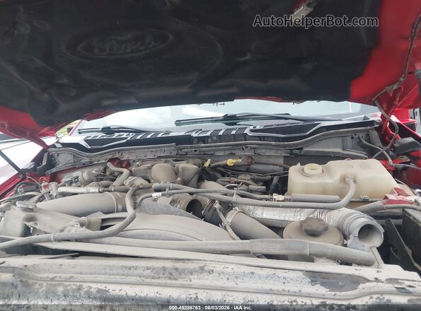 1FT7W2BT8HEF12376 2017 FORD F-250 Red Vista trasera