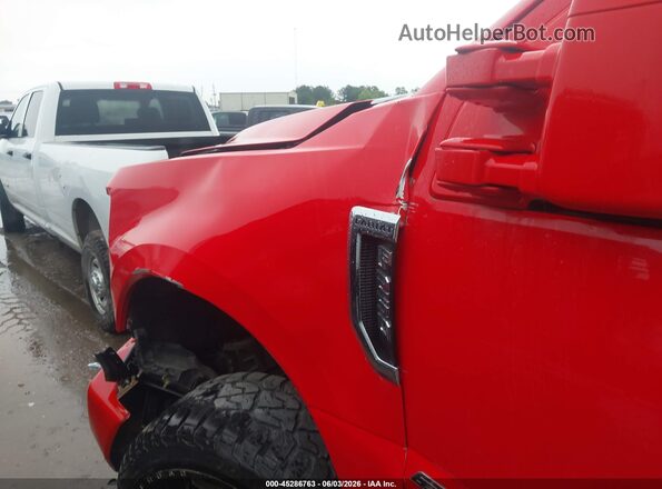 1FT7W2BT8HEF12376 2017 FORD F-250 Red Vista interior de 360 grados