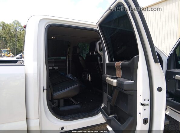 1FT7W2BT8JEB47171 2018 FORD F-250 White Widok naklejki z numerem VIN