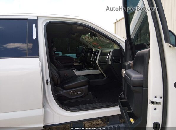 1FT7W2BT8JEB47171 2018 FORD F-250 White Widok wnętrza z przodu