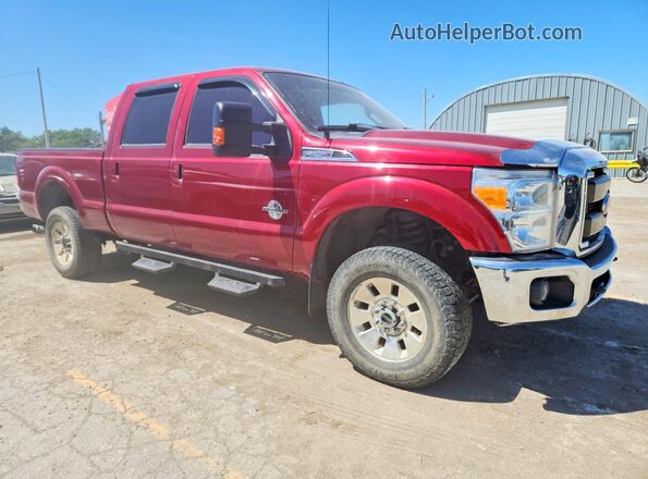 1FT7W2BT9GEA82954 2016 FORD F250 Red Przód prawy