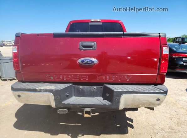 1FT7W2BT9GEA82954 2016 FORD F250 Red Widok z tyłu