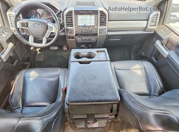 1FT7W2BT9HEB34858 2017 FORD F250 Gray Widok deski rozdzielczej
