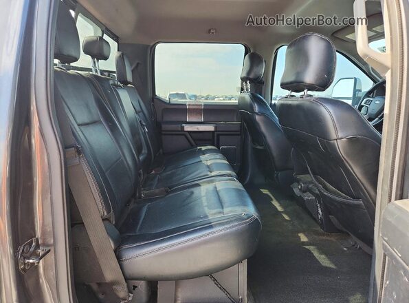 1FT7W2BT9HEB34858 2017 FORD F250 Gray Widok tylnych siedzeń