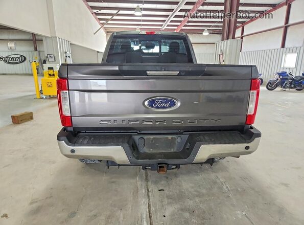 1FT7W2BT9HEB34858 2017 FORD F250 Gray Widok z tyłu