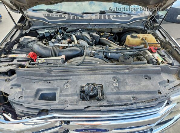 1FT7W2BT9HEB34858 2017 FORD F250 Gray Widok wnętrza z tyłu
