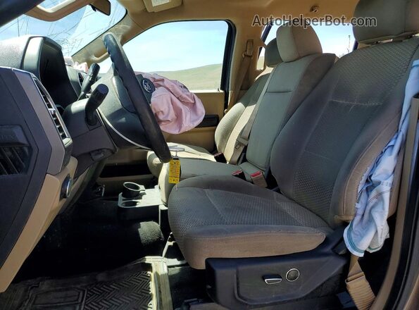 1FT7W2BT9HEB77418 2017 FORD F250 Коричневый Вид салона спереди