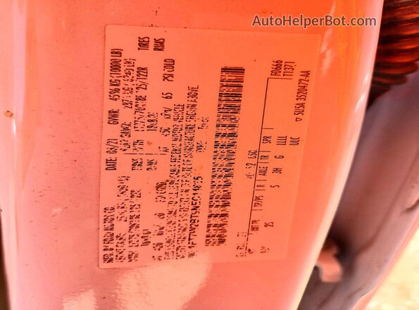 1FT7W2BT9NEC14835 2022 FORD F250 White ძრავის განყოფილების ხედი