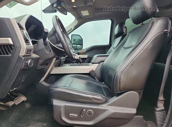 1FT7W2BTXHEC44561 2017 FORD F250 Угольный Вид салона спереди