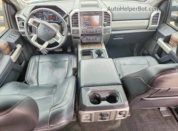 1FT7W2BTXHEC44561 2017 FORD F250 Угольный Вид панели приборов