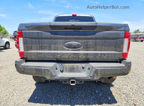 1FT7W2BTXJEC49412 2018 FORD F250 Gray უკანა ხედი