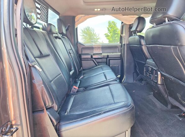 1FT7W2BTXJEC49412 2018 FORD F250 Gray უკანა სავარძლების ხედი