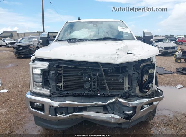1FT7W2BTXKED46580 2019 FORD F-250 White Widok wnętrza z tyłu