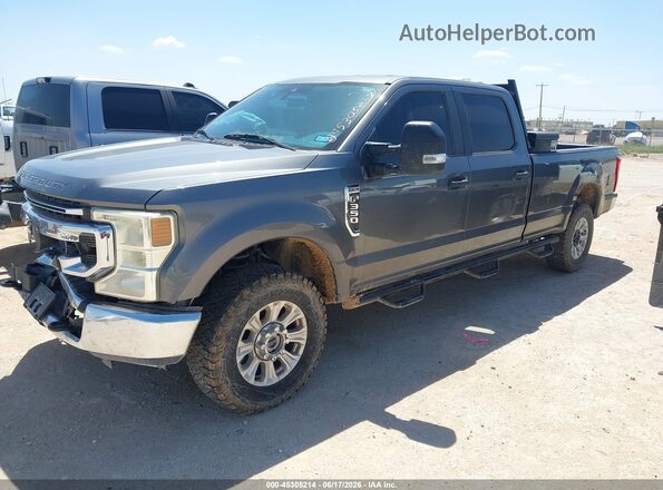 1FT7W3BN5NEE41530 2022 FORD F350 Gray Vista tres cuartos delantera izquierda