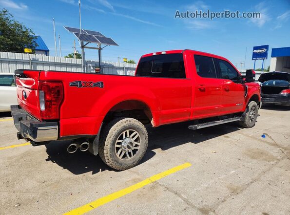 1FT7W3BT1KEC70138 2019 FORD F350 Красный Задняя правая четверть
