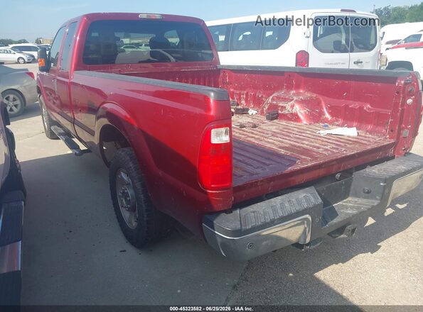 1FT7X2A63GEC22697 2016 FORD F-250 Red Trasero izquierdo