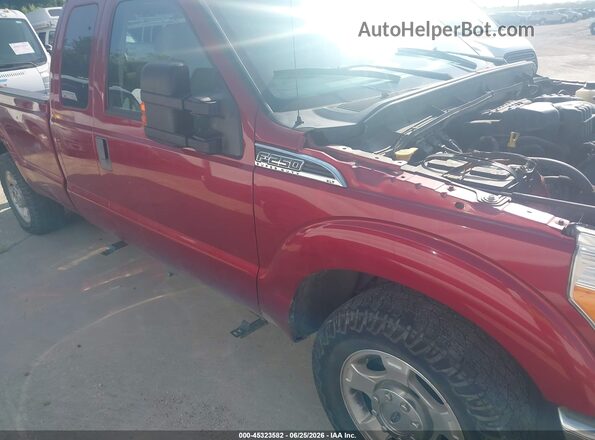 1FT7X2A63GEC22697 2016 FORD F-250 Red Vista interior trasera