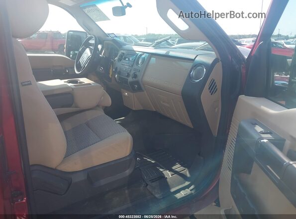 1FT7X2A63GEC22697 2016 FORD F-250 Red Vista interior delantera