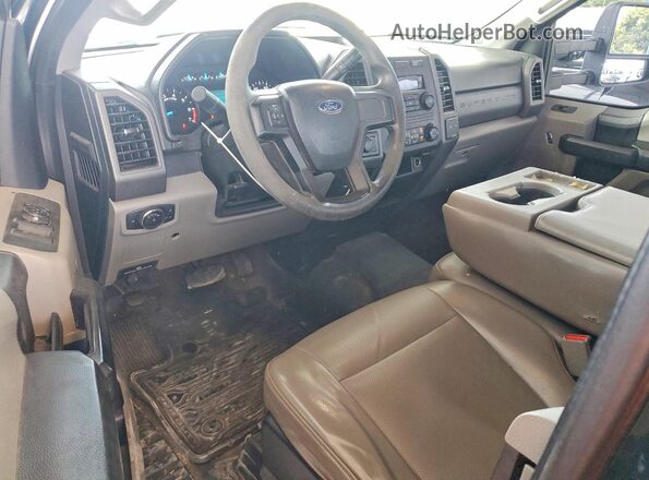 1FT7X2A65HEC11685 2017 FORD F250 Green Vista del salpicadero