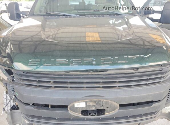 1FT7X2A65HEC11685 2017 FORD F250 Green Vista interior trasera