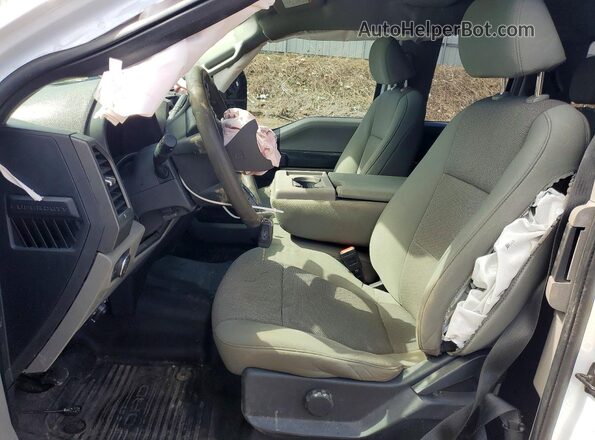 1FT7X2B60NED64971 2022 FORD F250 White Вид салону спереду