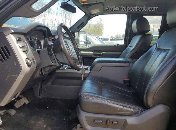 1FT7X2B64GEC12002 2016 FORD F250 Black Front interior view